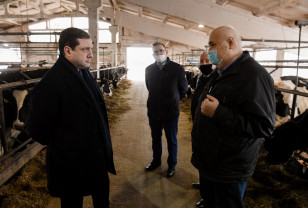 Губернатор оценил модернизацию агропредприятия «Балтутино» в Глинковском районе