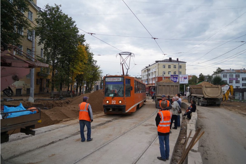 Трамваи по улице Николаева в Смоленске пойдут в ближайшие недели
