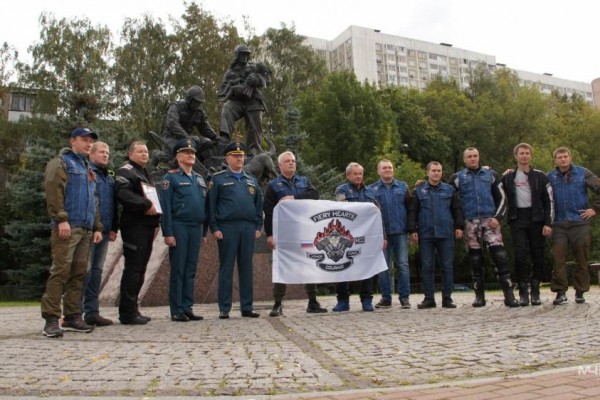 В Смоленскую область прибыл мотопробег пожарных и спасателей