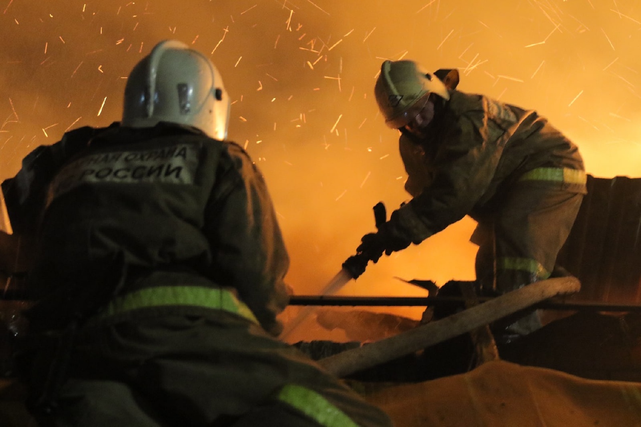 При пожаре в Починковском районе пострадал человек