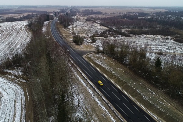 В Смоленской области провели капремонт 15 км федеральной трассы