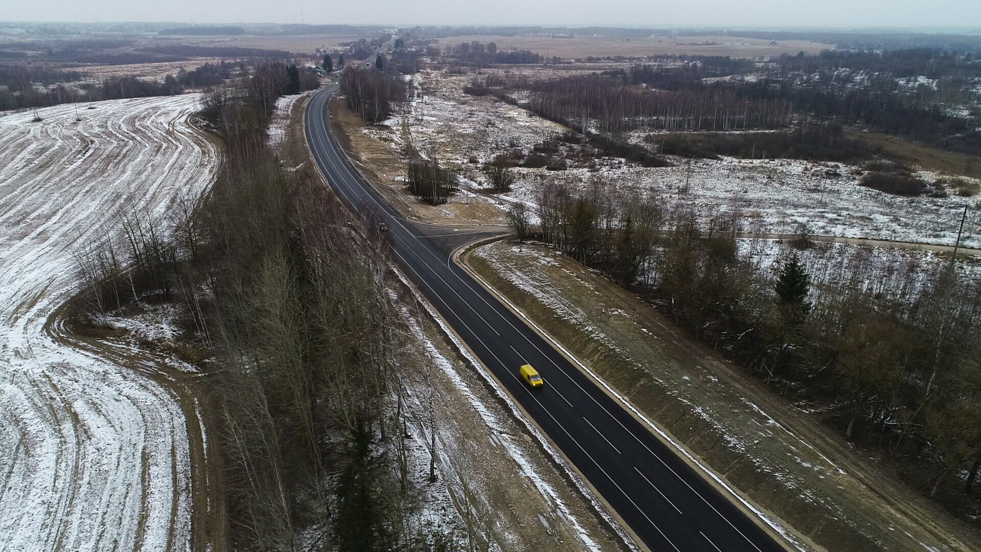 В Смоленской области провели капремонт 15 км федеральной трассы