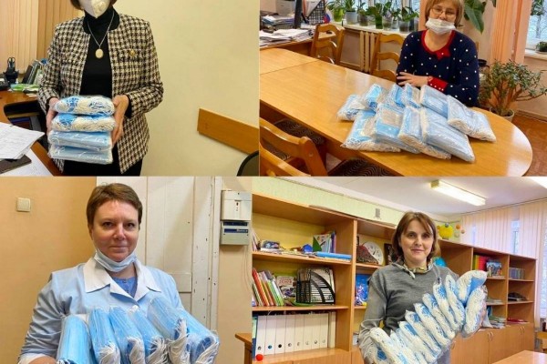 Соцучреждения Промышленного района Смоленска получили запас масок