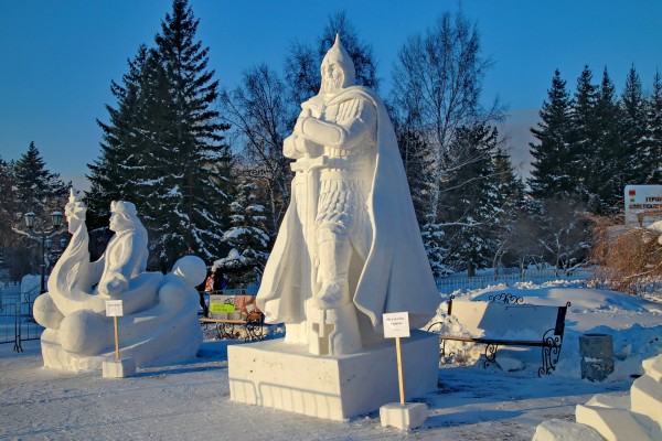 Команда из Смоленска заняла первое место в фестивале снежной скульптуры 