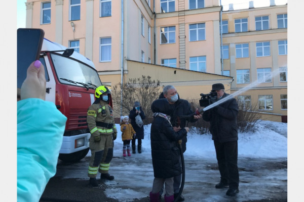 В Смоленске прошел практический урок для юных спасателей