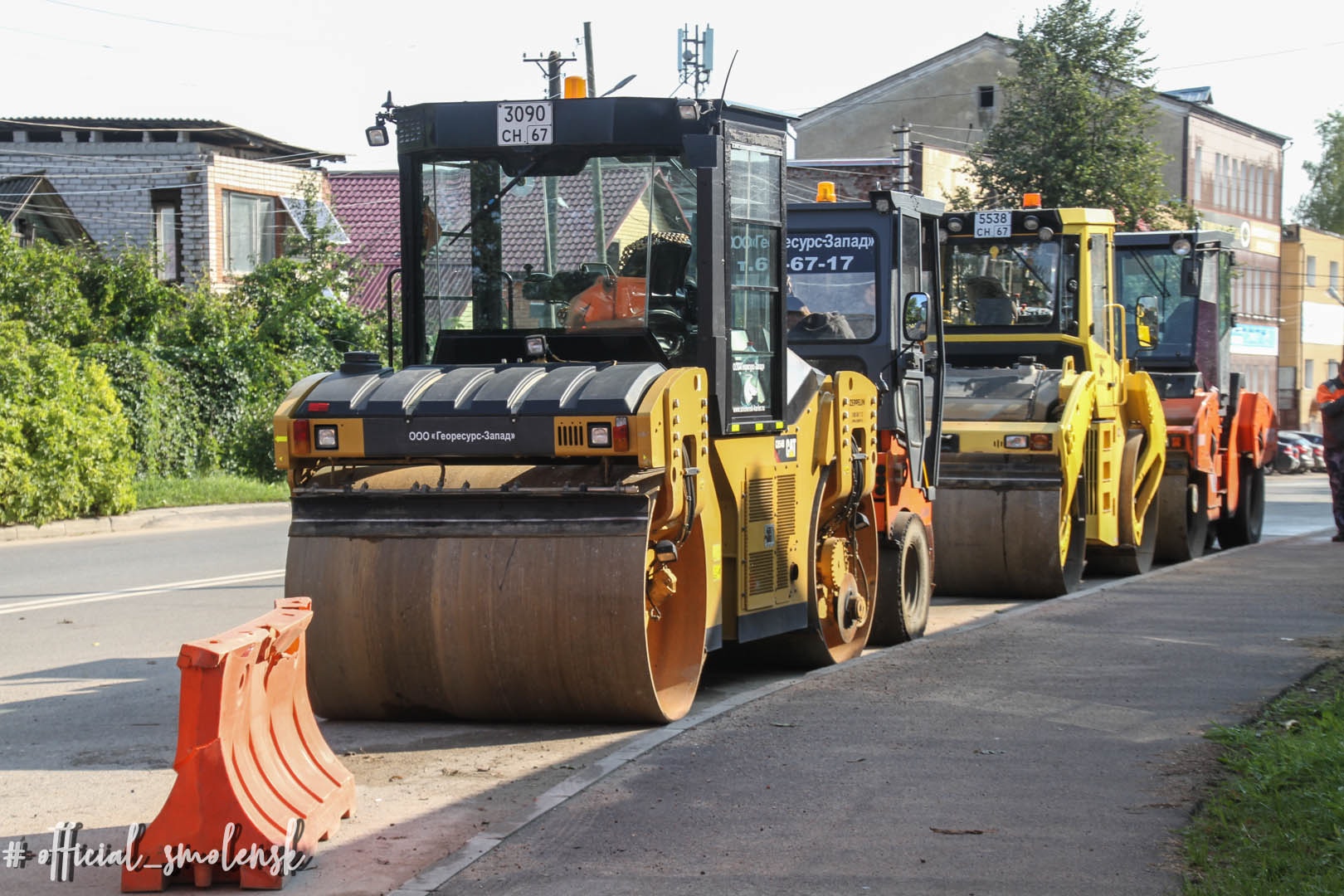 В связи с ремонтом дороги в Смоленске на улице Пржевальского ограничат движение транспорта
