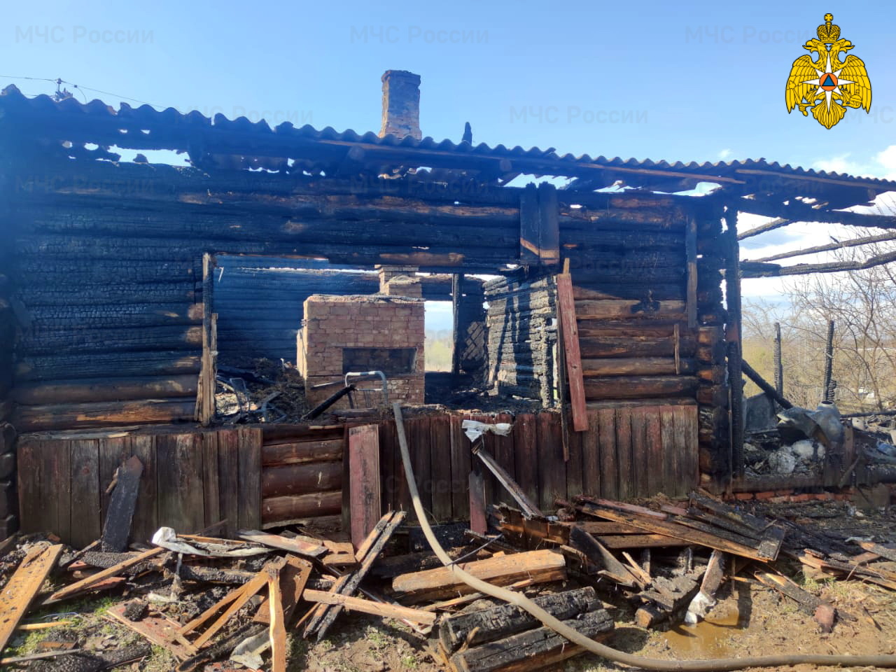 В деревне Котово в отсутствие хозяев горел жилой дом