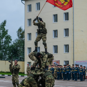 Отдельному отряду специального назначения «Меркурий» Росгвардии вручили Боевое знамя