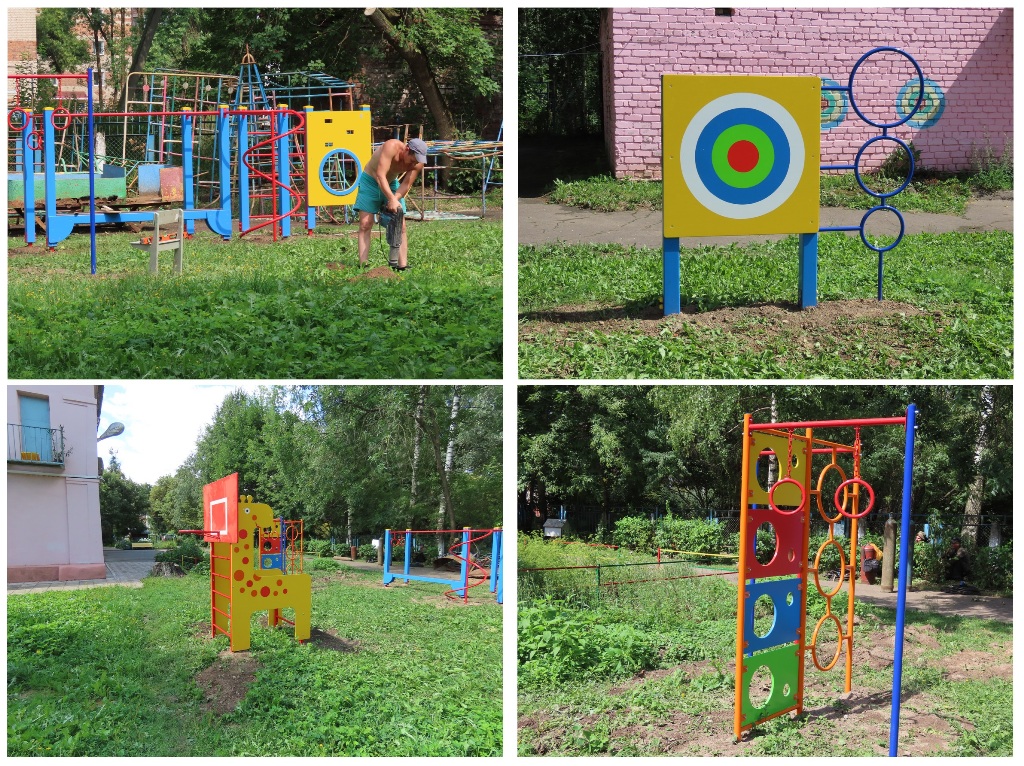 В сафоновском детском саду «Снежинка» установлена новая игровая площадка