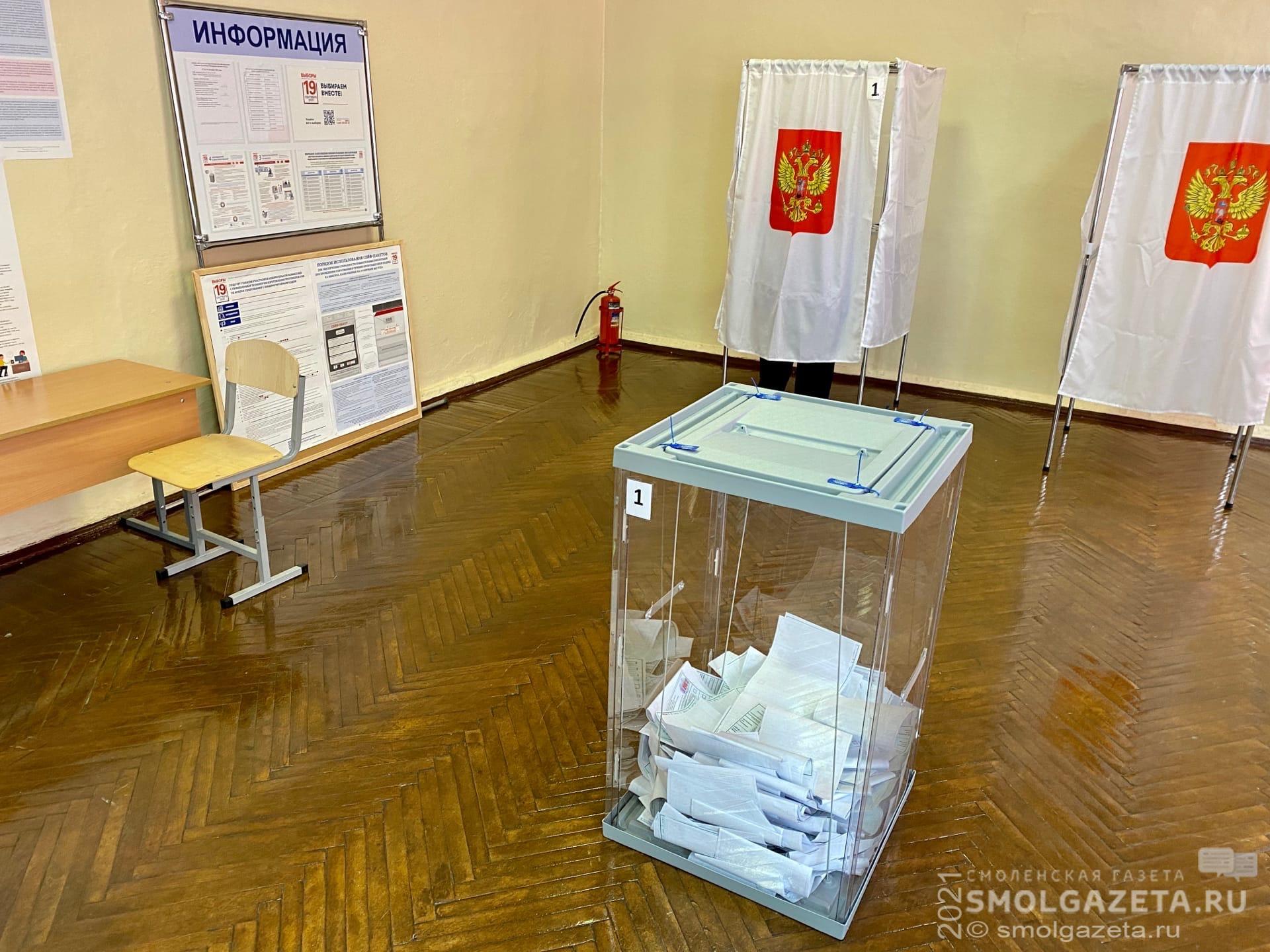 На Смоленщине к 15:00 явка на выборах депутатов Госдумы составила 10,54%