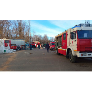 Спасатели провели в смоленской больнице пожарно-тактические учения