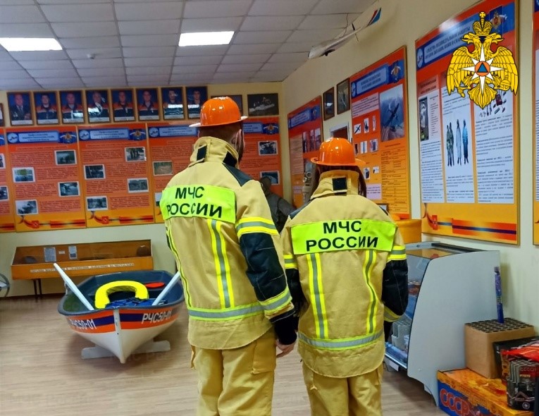 В Смоленске в Центре противопожарной пропаганды прошла экскурсия для студентов медколледжа