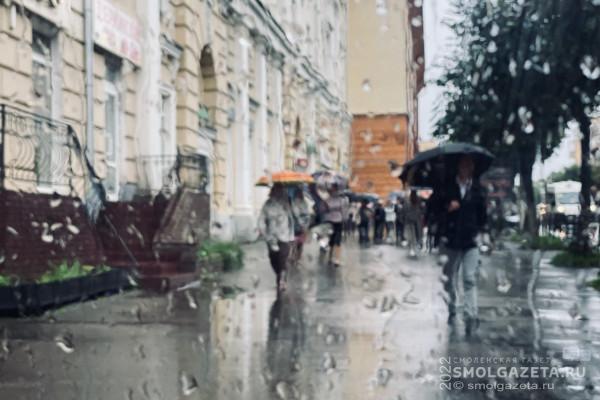В пятницу в Смоленской области пройдут кратковременные дожди