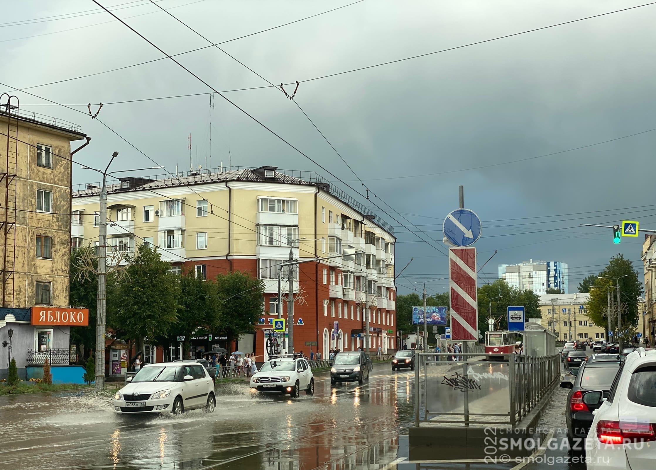В Смоленске обещают дождливую погоду на понедельник