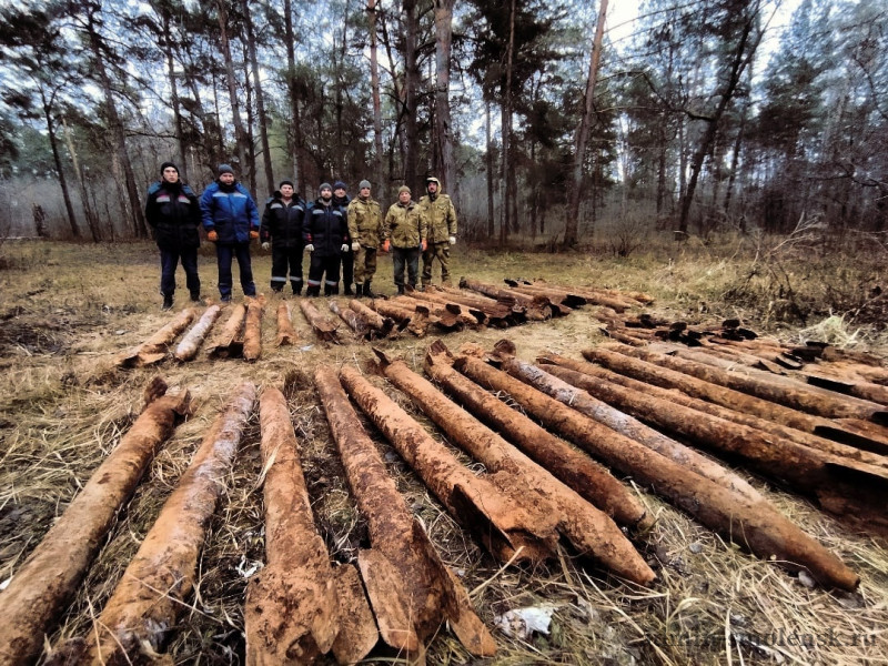 В Смоленской области впервые обнаружили реактивные снаряда времен войны