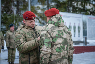 В Смоленске бойцов отряда «Меркурий» наградили за мужество, отвагу и самоотверженность