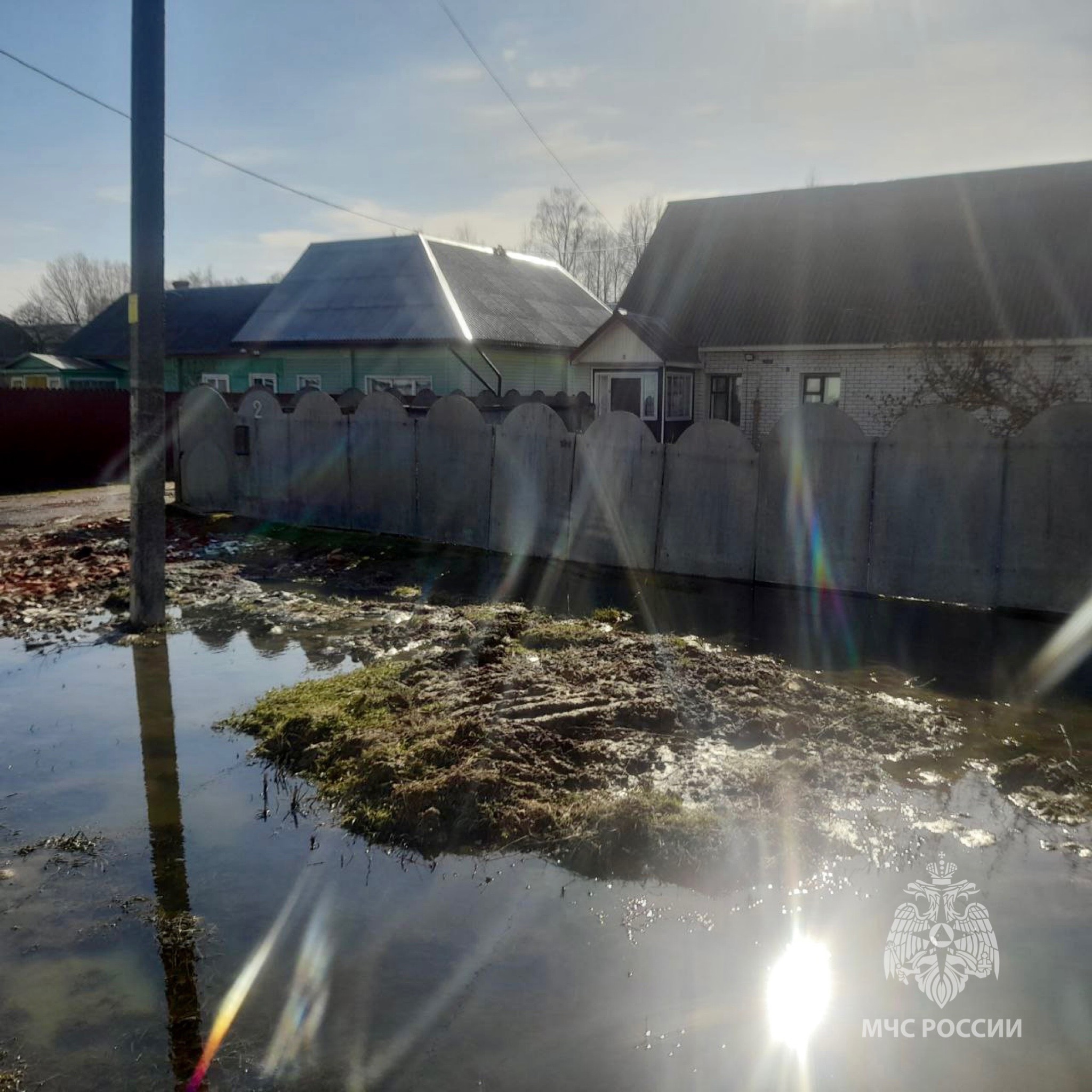 В Смоленской области из-за паводков остаются подтопленными 21 приусадебный участок 