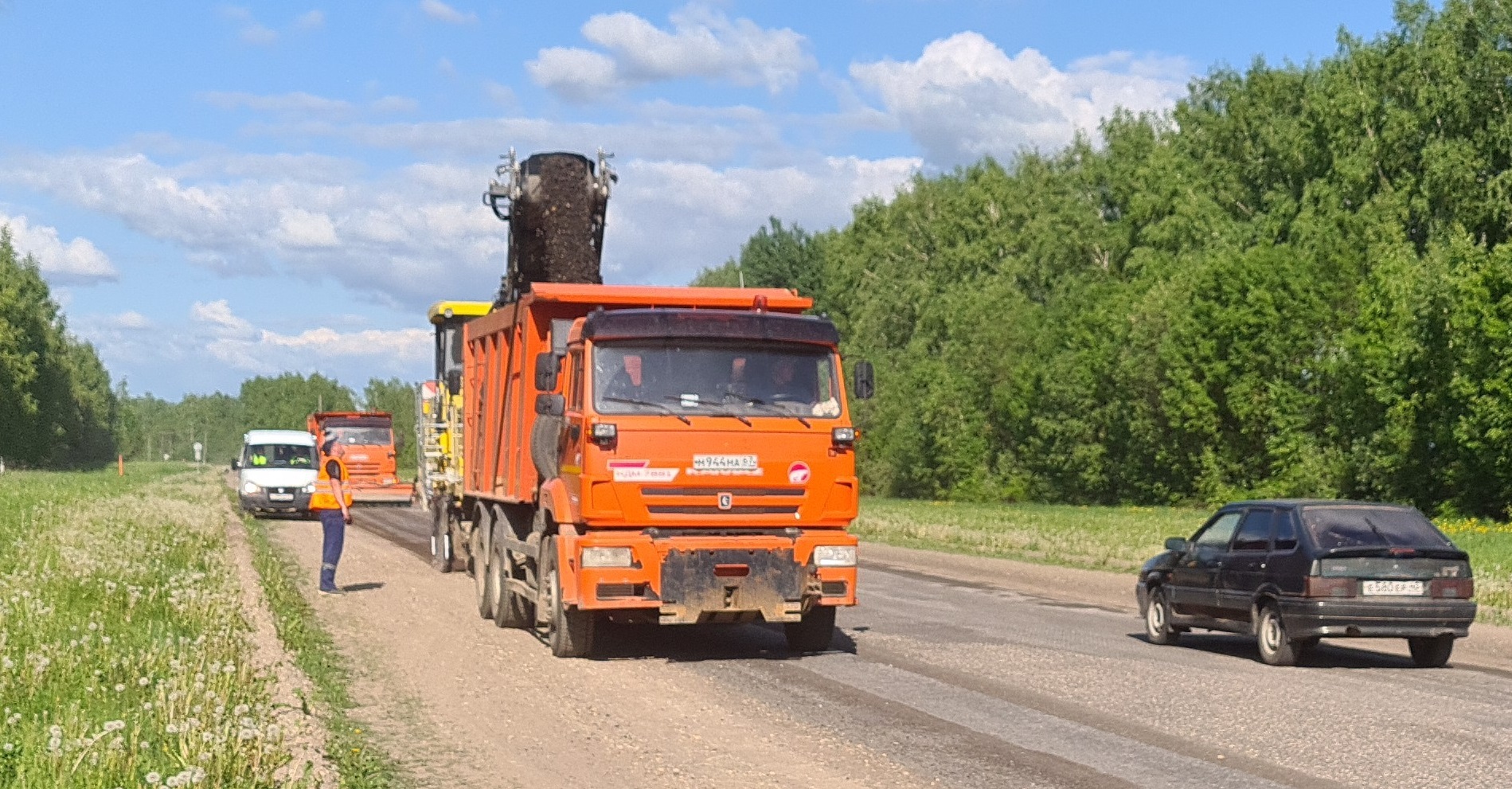 В Смоленской области начался ремонт дороги «Подъезд к городу Починок»