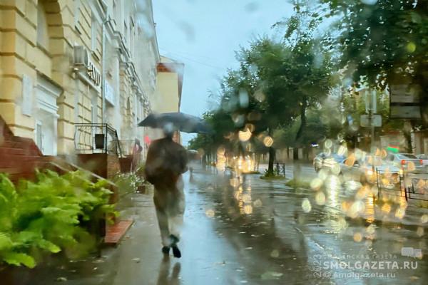В воскресенье в Смоленской области пройдут кратковременные дожди