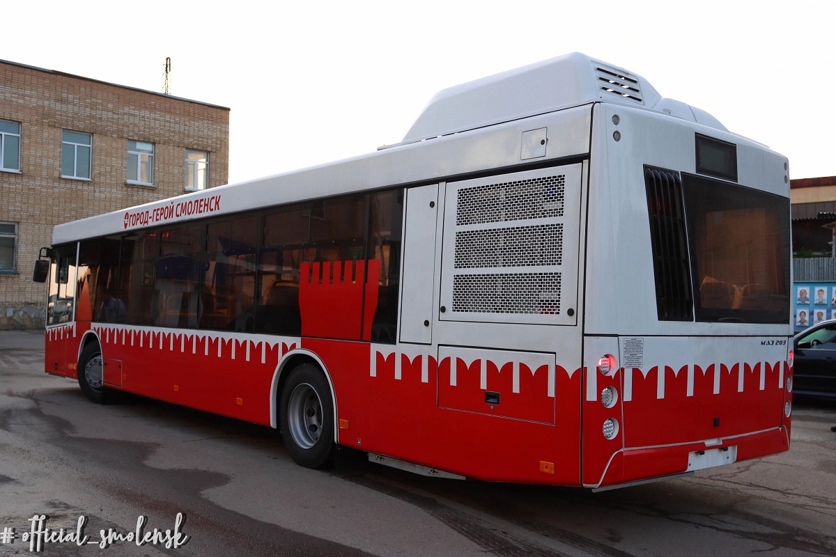 В Смоленске автобус № 12 теперь следует через посёлок Красный Бор