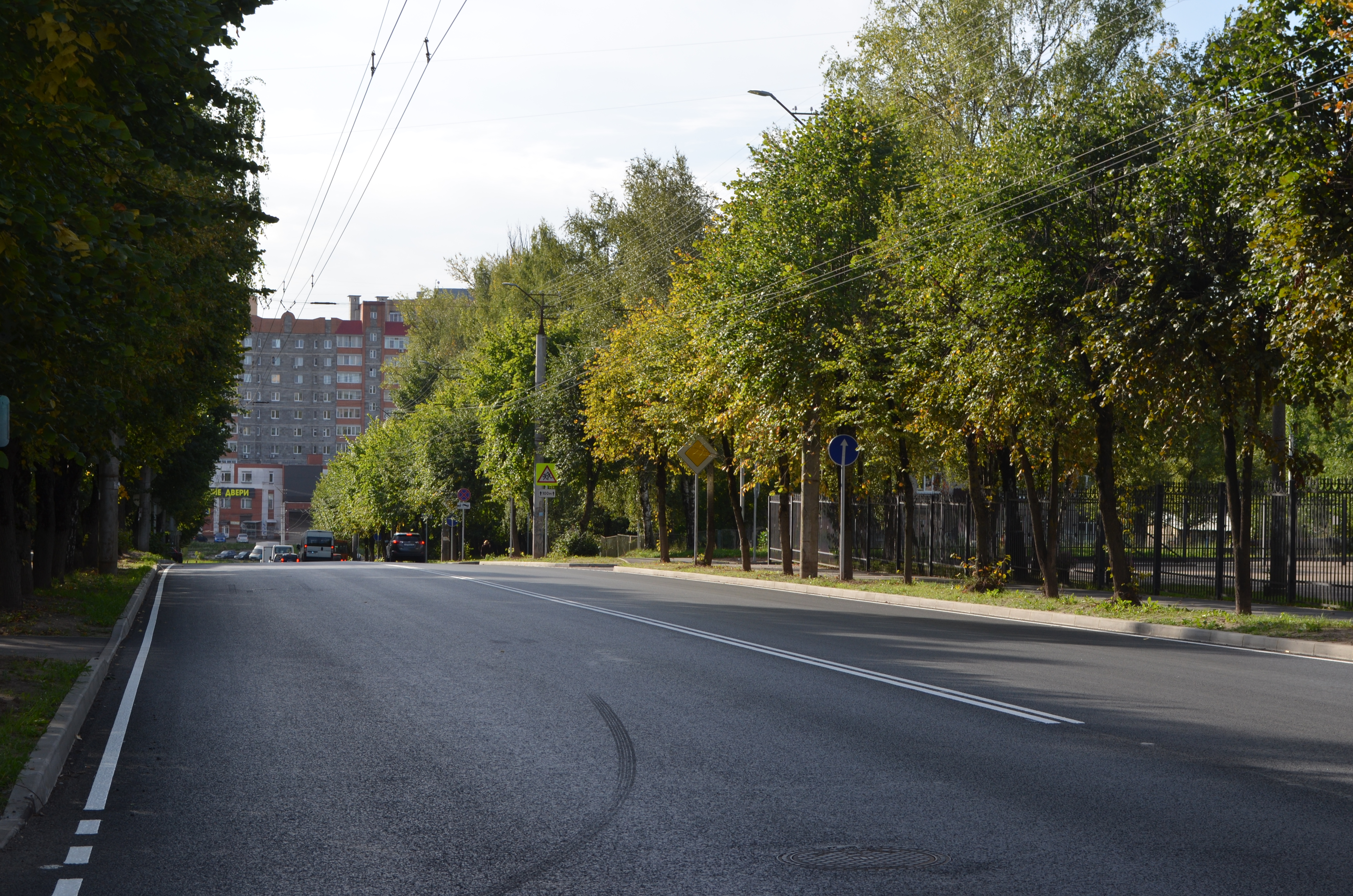 В Смоленске завершили ремонт улицы Румянцева