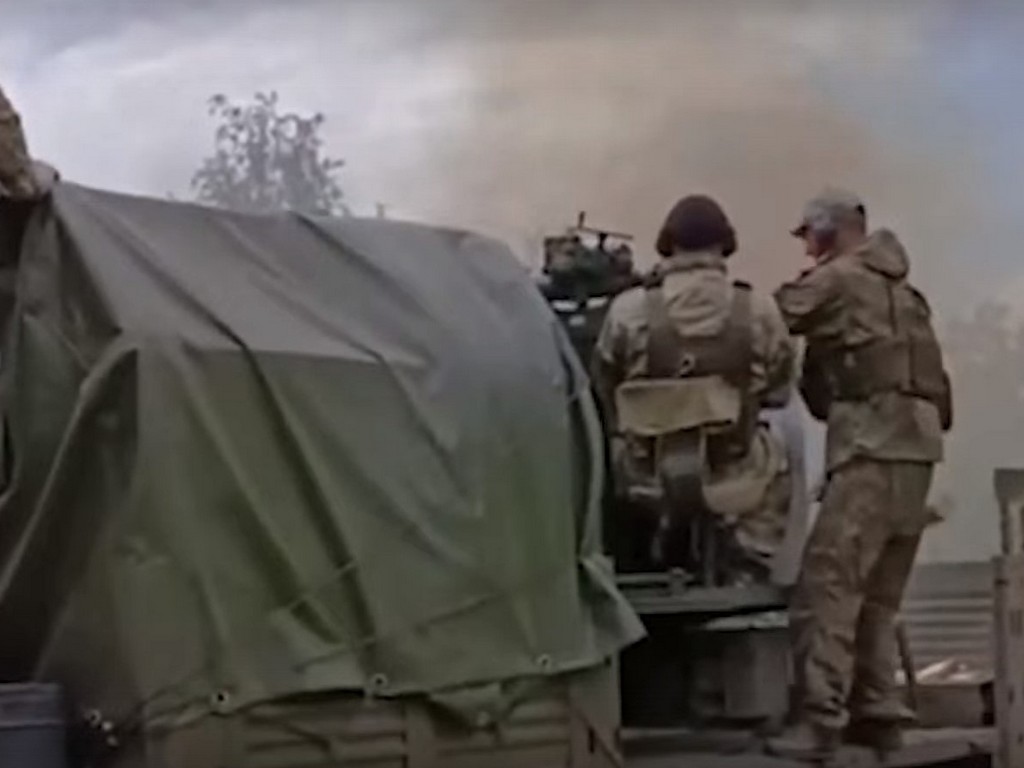 Российские десантники уничтожают опорники ВСУ с помощью зенитных установок
