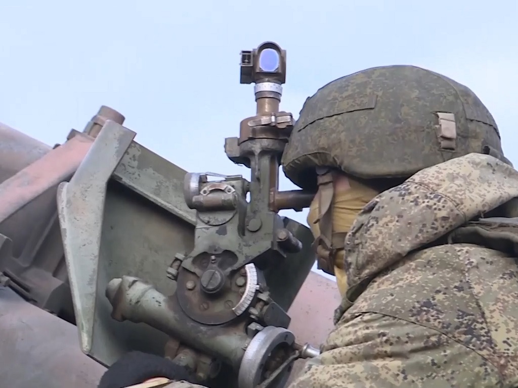 Кадры боевой работы российских морпехов в зоне СВО
