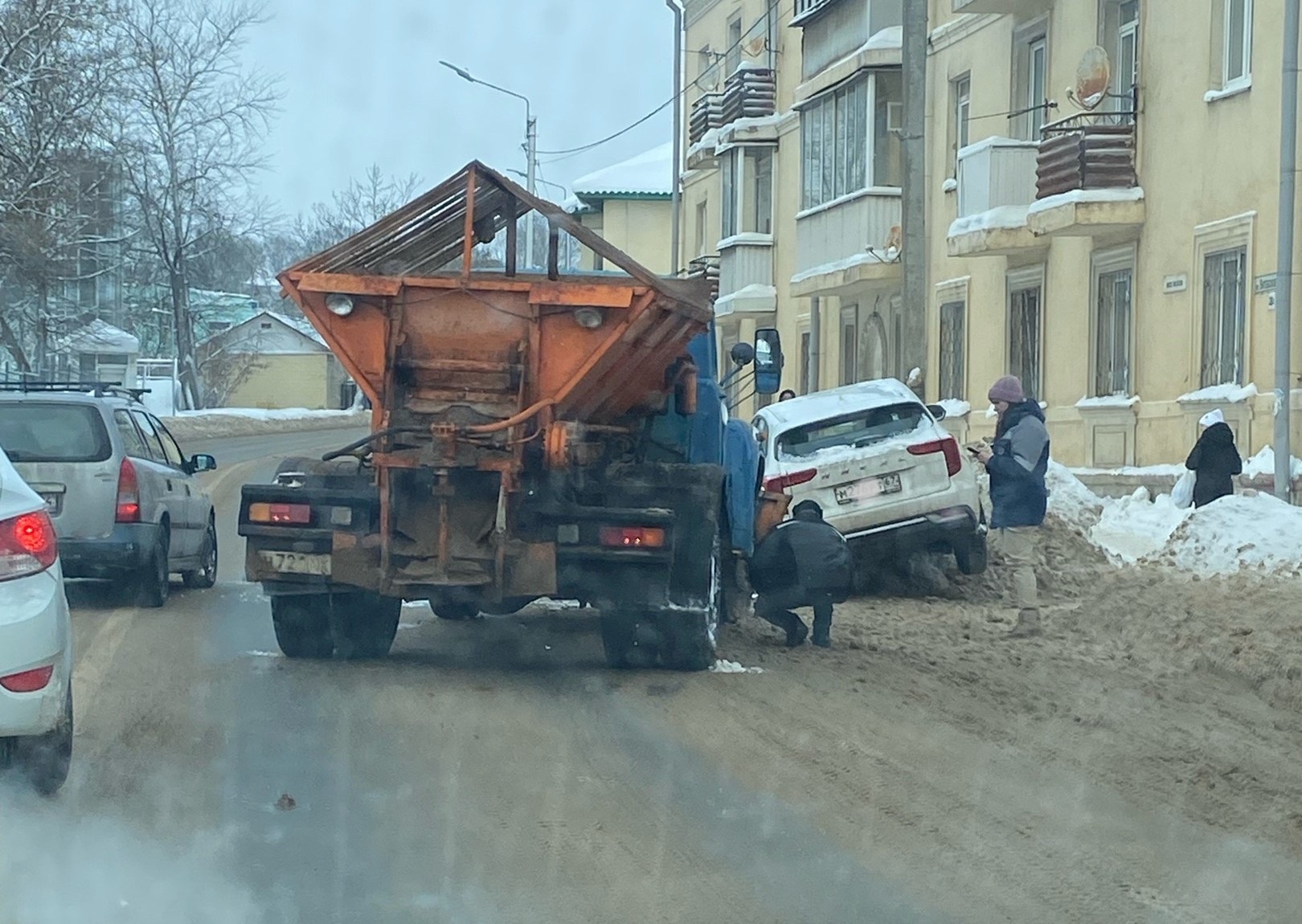 В Смоленске на Витебском шоссе произошла авария