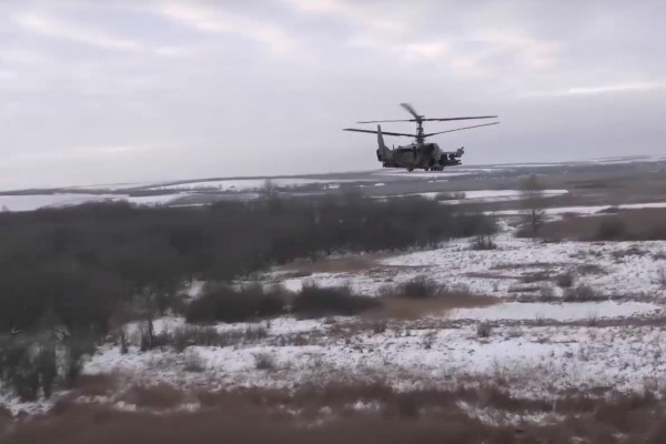 Российская ударная группа армейской авиации выполнила боевой вылет на Сватово-Кременном направлении