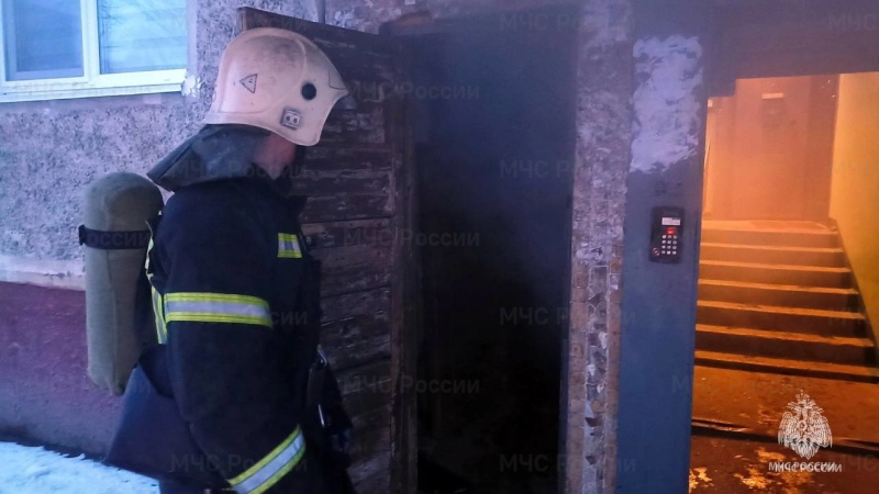 В Смоленске вспыхнула квартира на улице Кирова