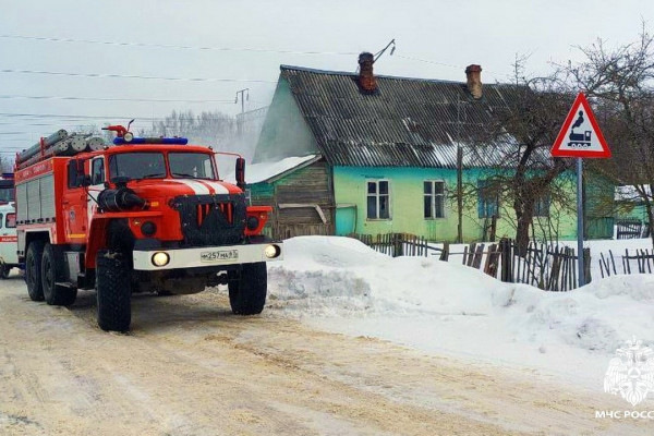 В Сафоновском районе Смоленской области произошёл смертельный пожар