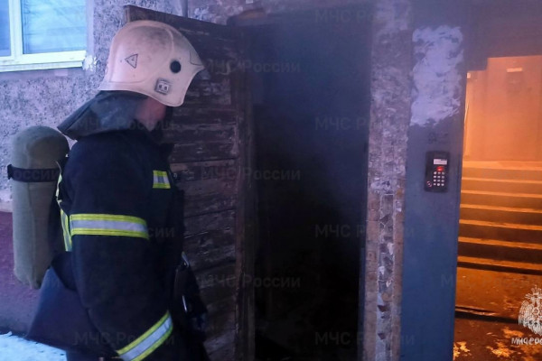 В Починковском районе пожар повредил квартиру по всей площади