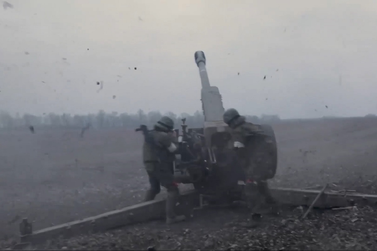 Минобороны РФ — о боевой работе артиллеристов в приграничных районах России