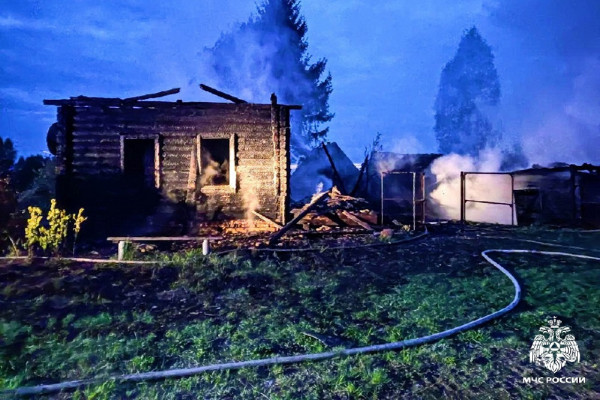 В Демидовском районе хозяин частного дома спалил собственное жильё