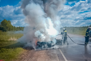 За прошедшие сутки в Смоленской области случились два автопожара