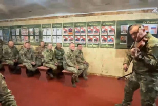 В зоне СВО состоялся концерт для военнослужащих танкового подразделения